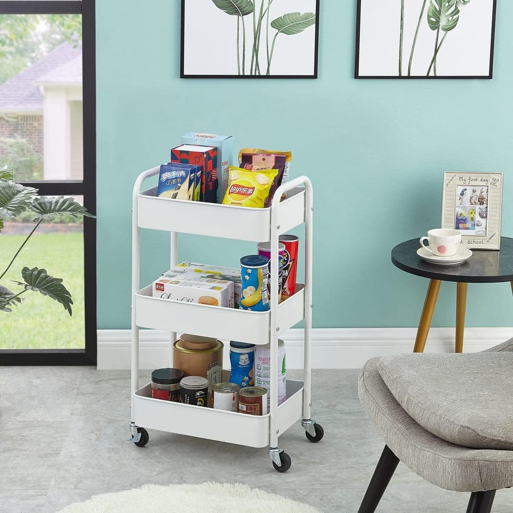 Iron Wire File Cart (3-Tier)