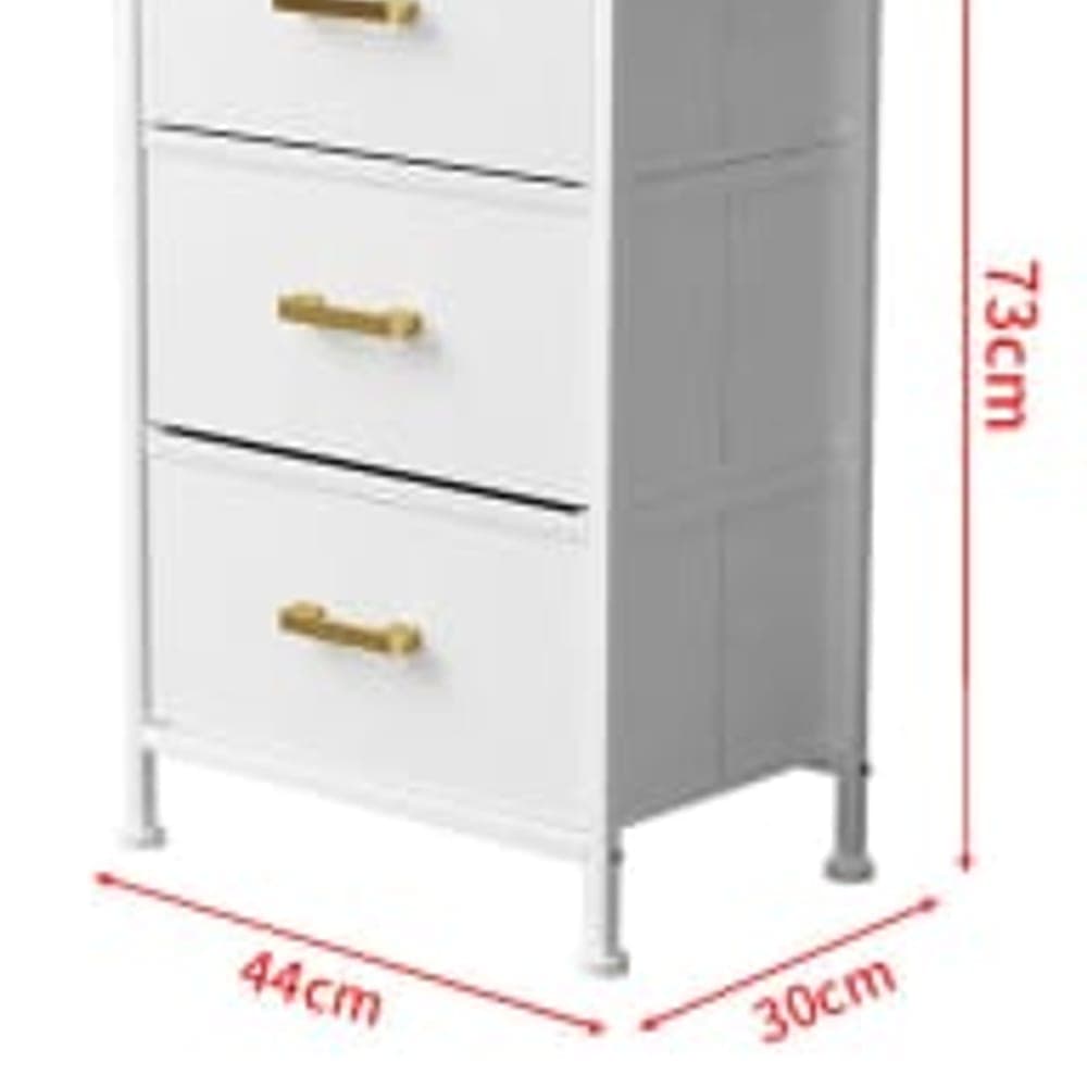 3-Tier Fabric Drawer Storage Organizer