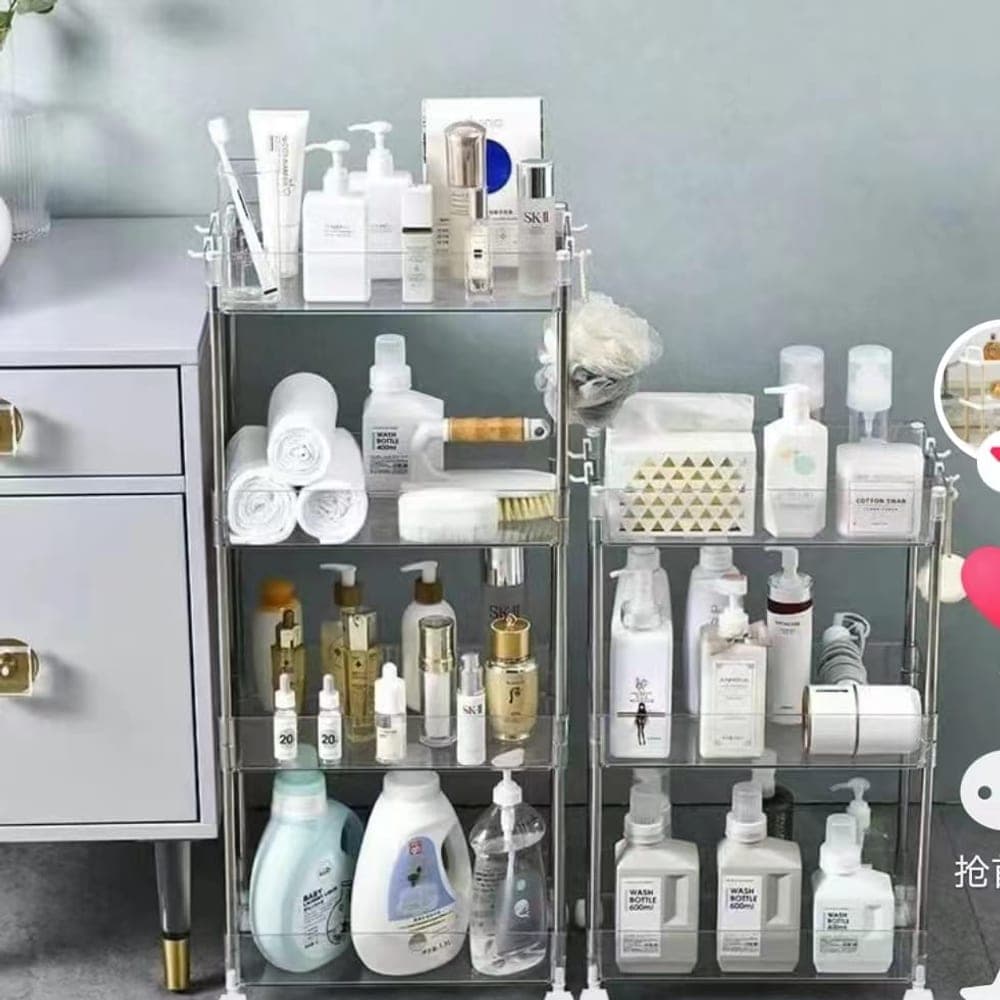 Snowflake Bathroom Shelf (5.5) PET (22CM 3-Tier)