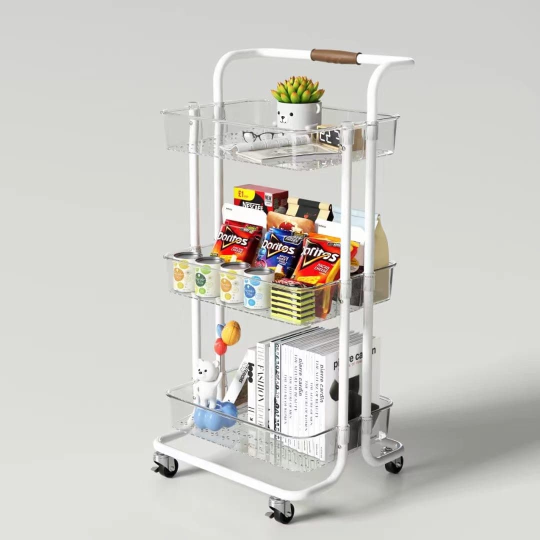 3-Tier Storage Cart with Handle
