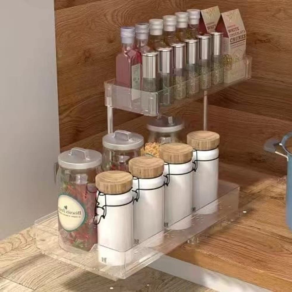 L-Shaped Sink Organizer Rack (PET Material)