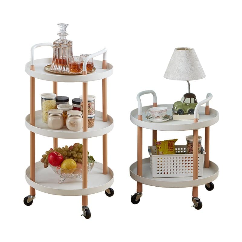 Round Utility Cart (2-Tier)